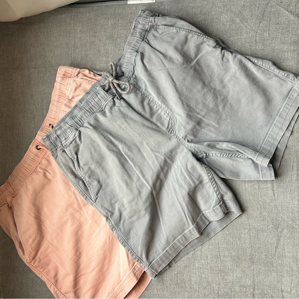 Faherty Essential Drawstring Short Size M - Flint… - image 5